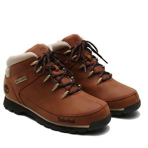 Timberland Euro Sprint Hiker A121K Mens Boots Brown Ankle Boots Size 8-11