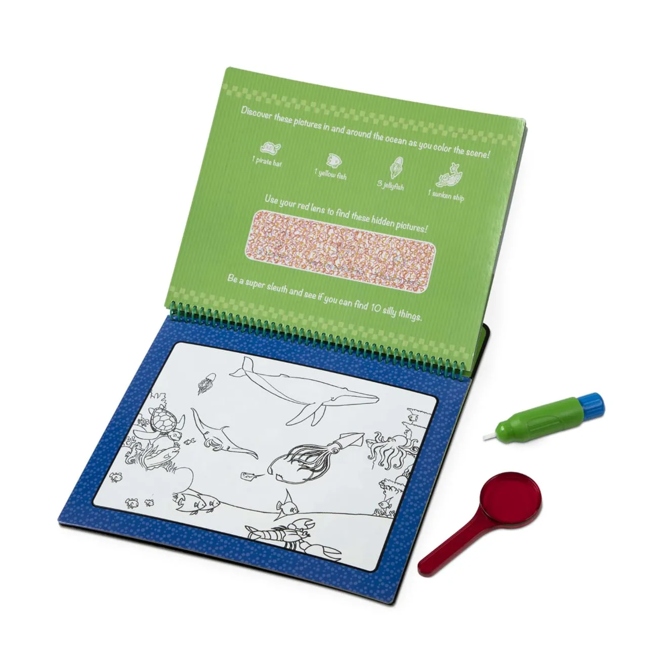 Water Wow! Animal Antics Deluxe Water-Reveal Pad - On the Go Travel Activity