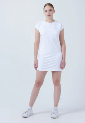 Women Tennis Dress loose-fit with pockets, white