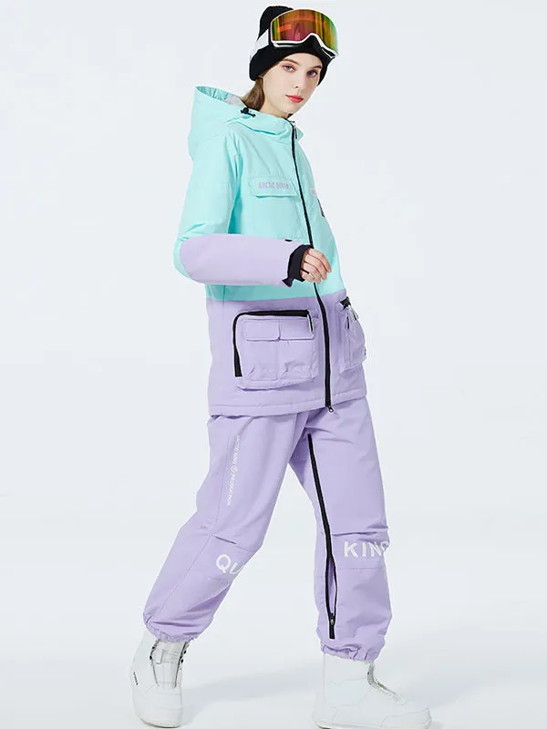 Women's Arctic Queen Winter Sport Freestyle Snow Jacket & Pants Sets