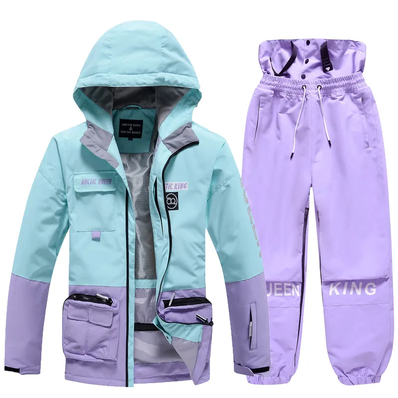 Women's Arctic Queen Winter Sport Freestyle Snow Jacket & Pants Sets